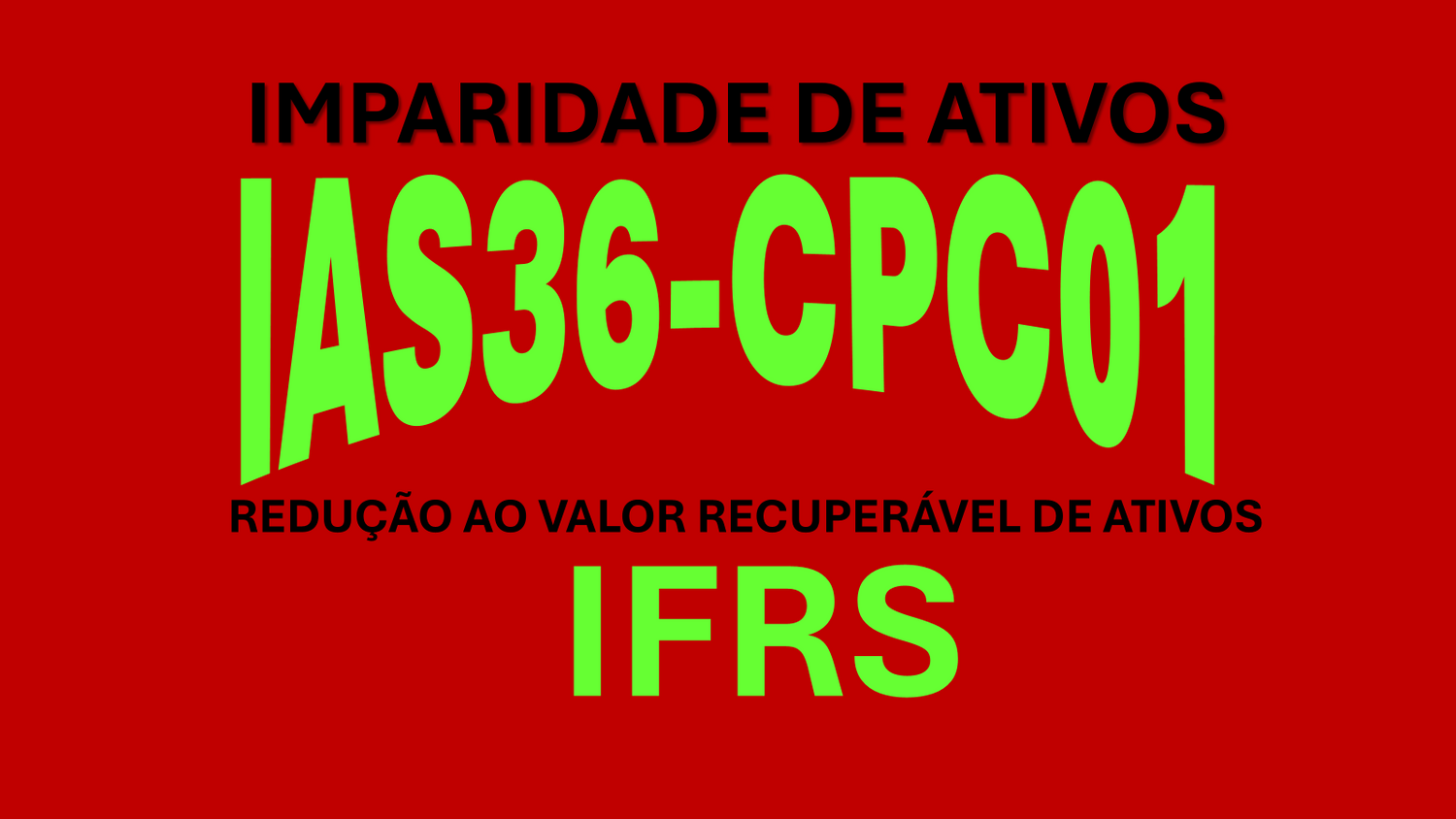 Redução ao Valor Recuperável de Ativos - Impairment